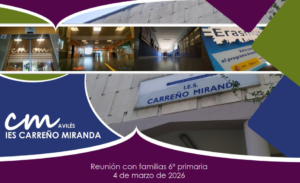 Reunión con familias de 6º de primaria